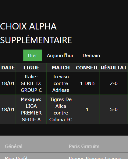 bulletins de paris gagnants